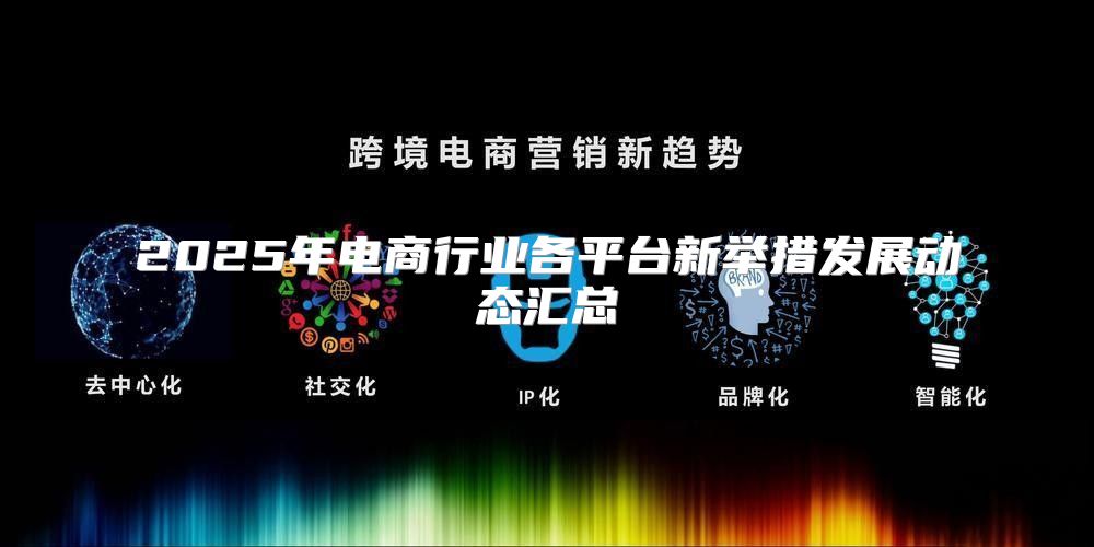 2025年电商行业各平台新举措发展动态汇总