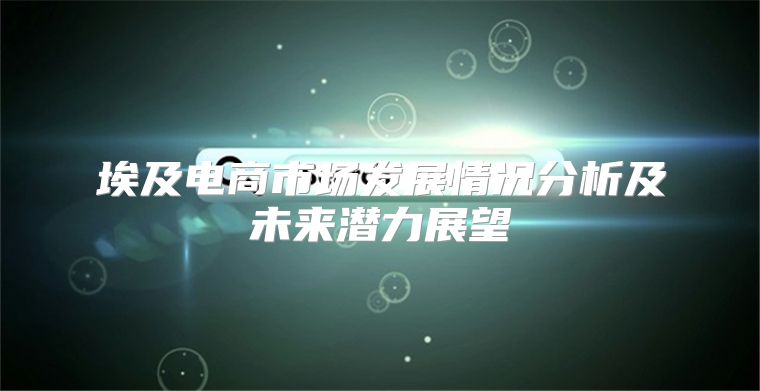 埃及电商市场发展情况分析及未来潜力展望