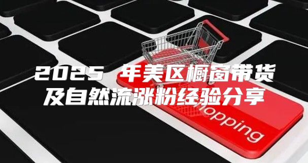 2025 年美区橱窗带货及自然流涨粉经验分享