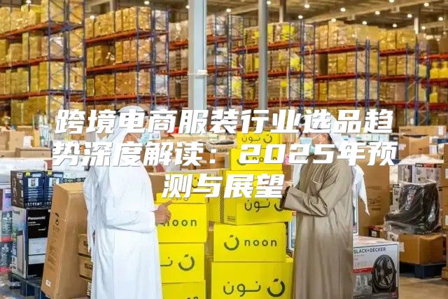 跨境电商服装行业选品趋势深度解读：2025年预测与展望