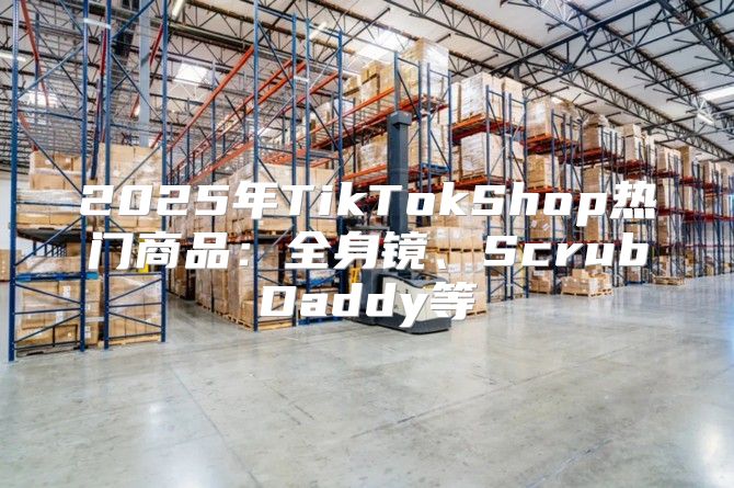 2025年TikTokShop热门商品：全身镜、ScrubDaddy等