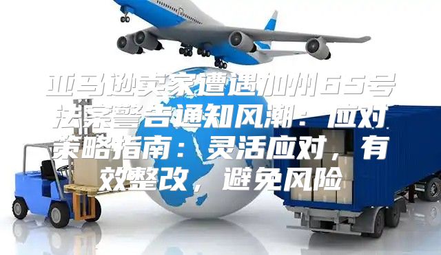 亚马逊卖家遭遇加州65号法案警告通知风潮：应对策略指南：灵活应对，有效整改，避免风险