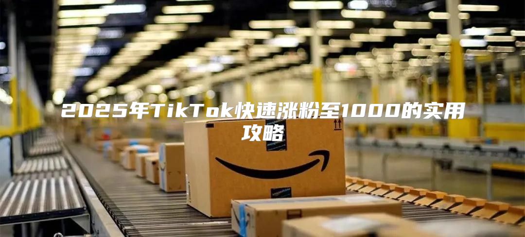2025年TikTok快速涨粉至1000的实用攻略