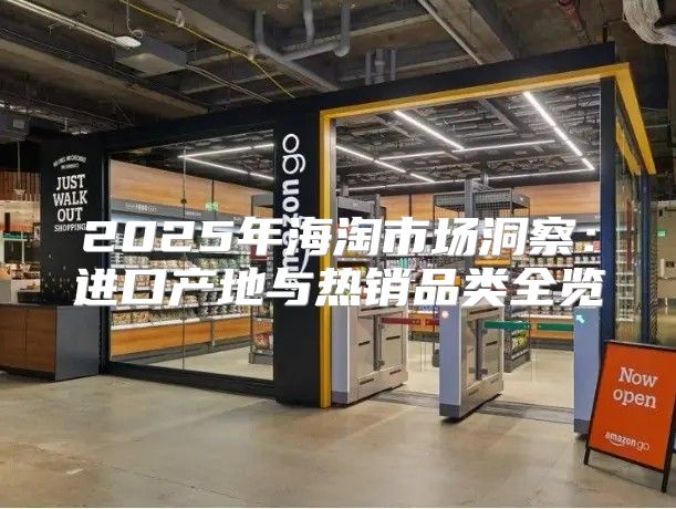 2025年海淘市场洞察：进口产地与热销品类全览
