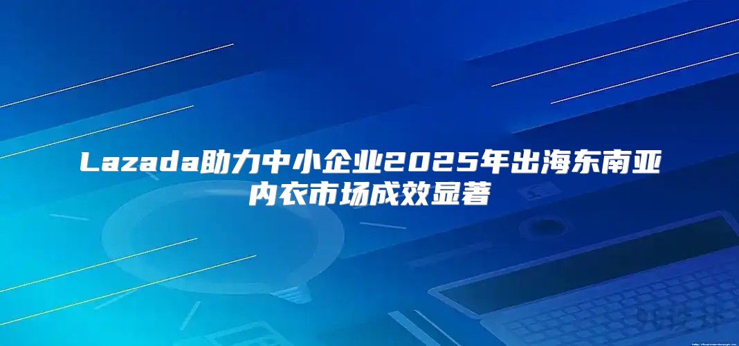 Lazada助力中小企业2025年出海东南亚内衣市场成效显著