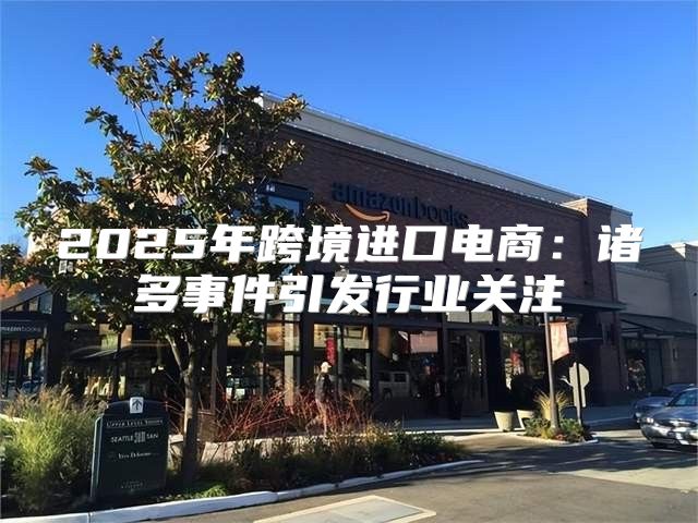 2025年跨境进口电商：诸多事件引发行业关注