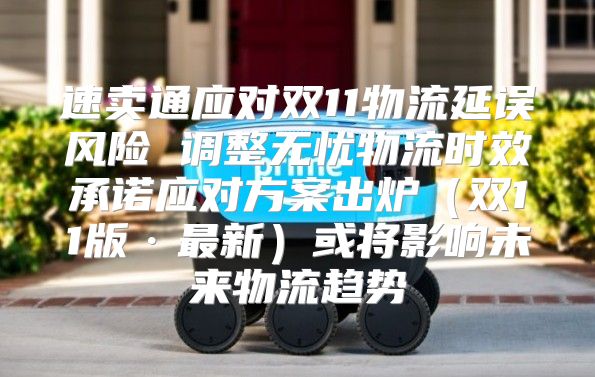 速卖通应对双11物流延误风险 调整无忧物流时效承诺应对方案出炉双11版·最新或将影响未来物流趋势