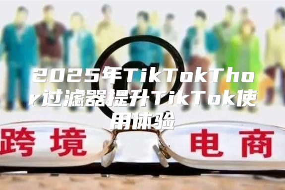 2025年TikTokThor过滤器提升TikTok使用体验