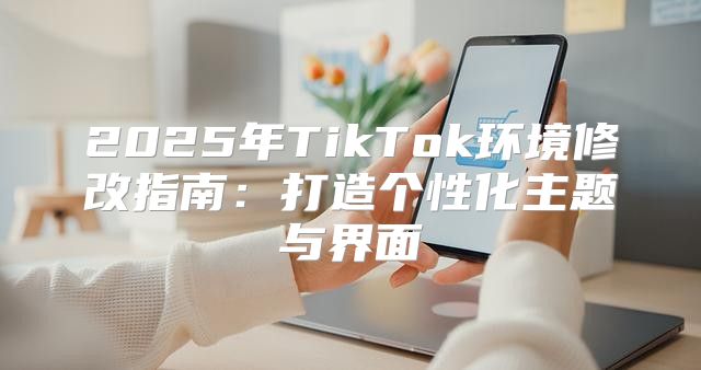 2025年TikTok环境修改指南：打造个性化主题与界面