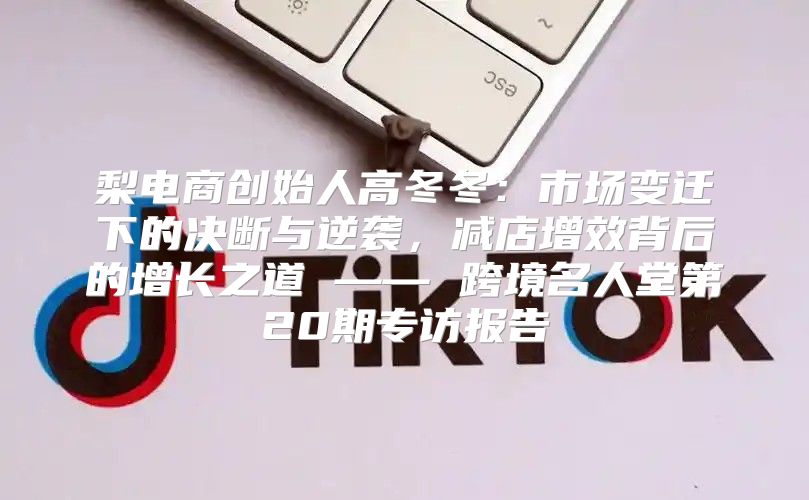 梨电商创始人高冬冬：市场变迁下的决断与逆袭，减店增效背后的增长之道 —— 跨境名人堂第20期专访报告