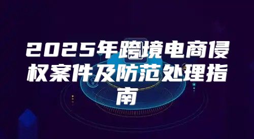 2025年跨境电商侵权案件及防范处理指南