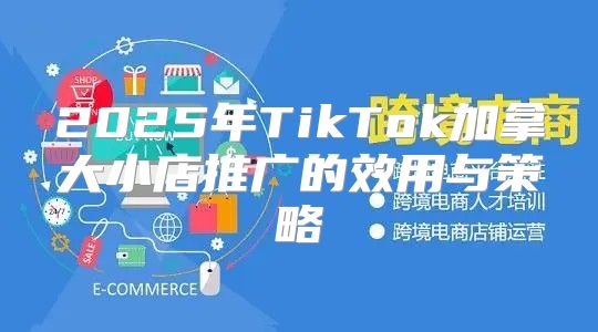 2025年TikTok加拿大小店推广的效用与策略