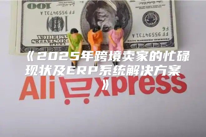 2025年跨境卖家的忙碌现状及ERP系统解决方案