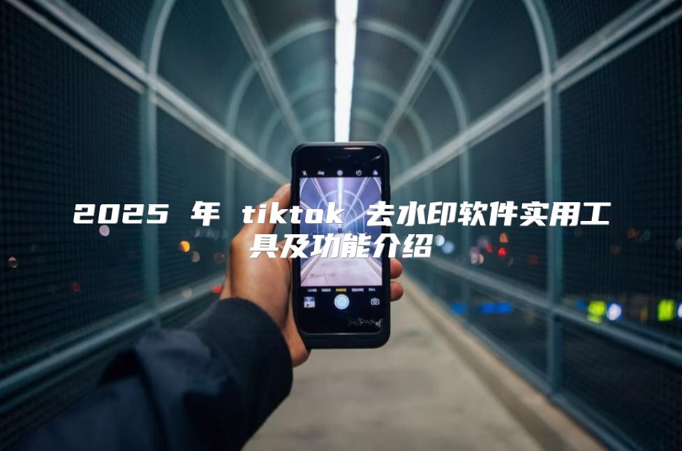 2025 年 tiktok 去水印软件实用工具及功能介绍