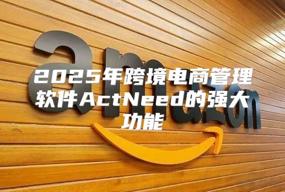 2025年跨境电商管理软件ActNeed的强大功能