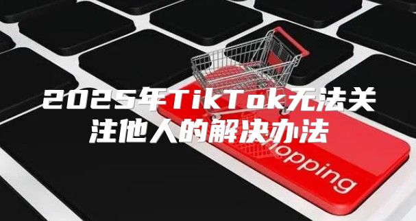 2025年TikTok无法关注他人的解决办法