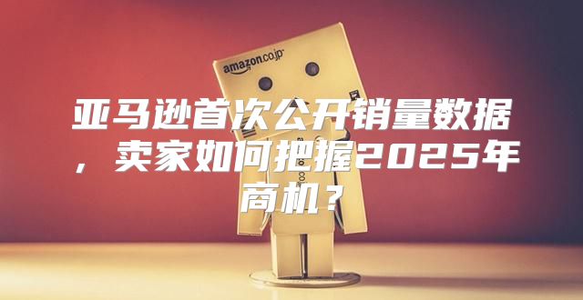 亚马逊首次公开销量数据，卖家如何把握2025年商机？
