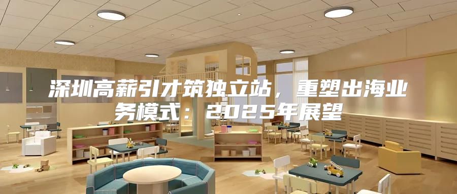 深圳高薪引才筑独立站，重塑出海业务模式：2025年展望