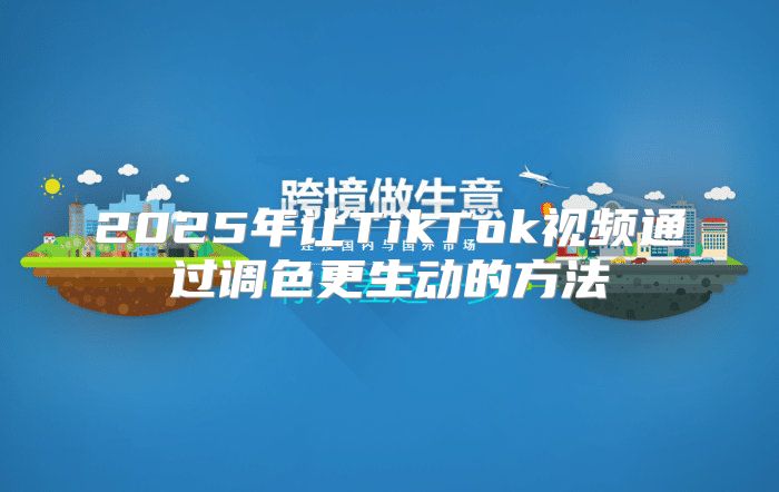 2025年让TikTok视频通过调色更生动的方法