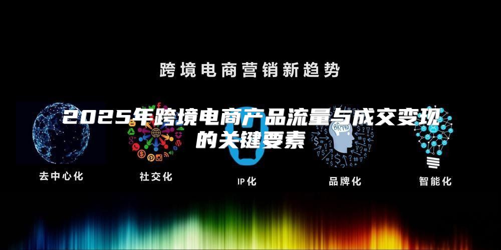 2025年跨境电商产品流量与成交变现的关键要素
