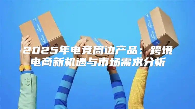 2025年电竞周边产品：跨境电商新机遇与市场需求分析
