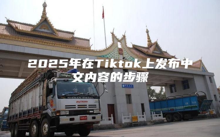 2025年在Tiktok上发布中文内容的步骤