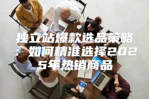 独立站爆款选品策略：如何精准选择2025年热销商品