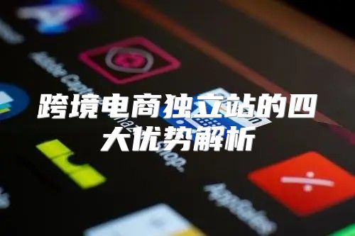跨境电商独立站的四大优势解析