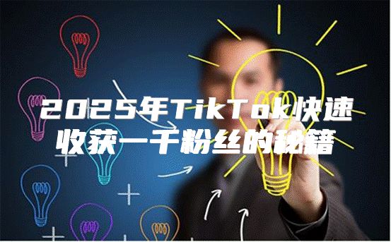 2025年TikTok快速收获一千粉丝的秘籍