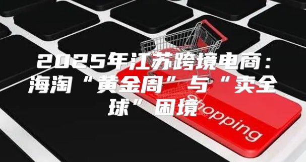 2025年江苏跨境电商：海淘“黄金周”与“卖全球”困境