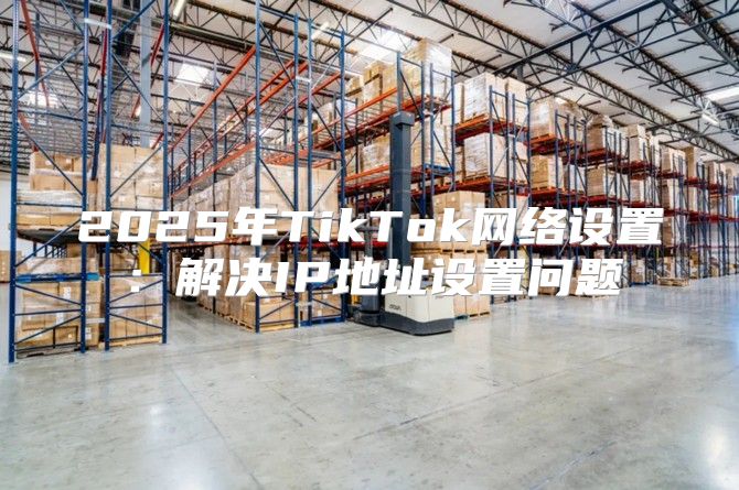 2025年TikTok网络设置：解决IP地址设置问题