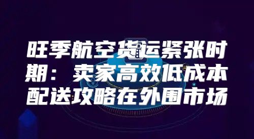 旺季航空货运紧张时期：卖家高效低成本配送攻略在外围市场