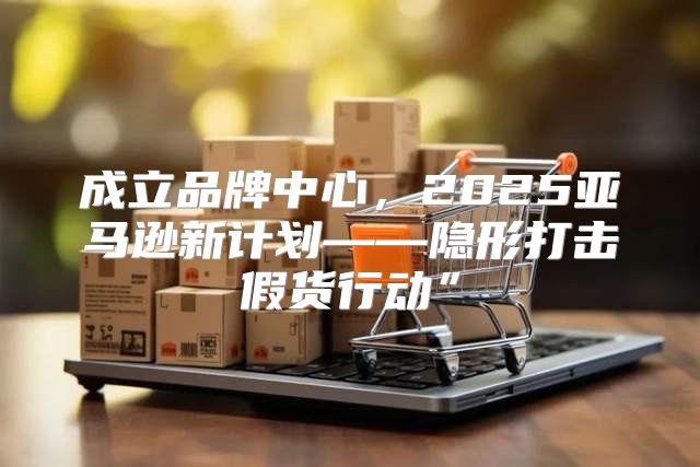 成立品牌中心，2025亚马逊新计划——隐形打击假货行动”