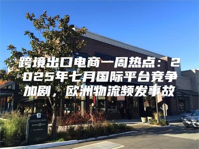 跨境出口电商一周热点：2025年七月国际平台竞争加剧，欧洲物流频发事故