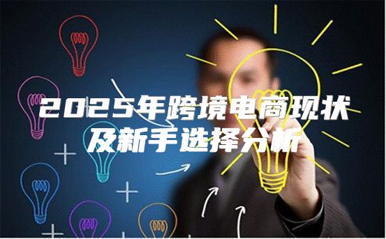 2025年跨境电商现状及新手选择分析