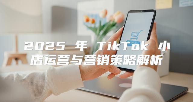 2025 年 TikTok 小店运营与营销策略解析