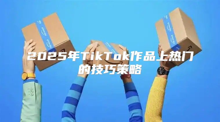 2025年TikTok作品上热门的技巧策略