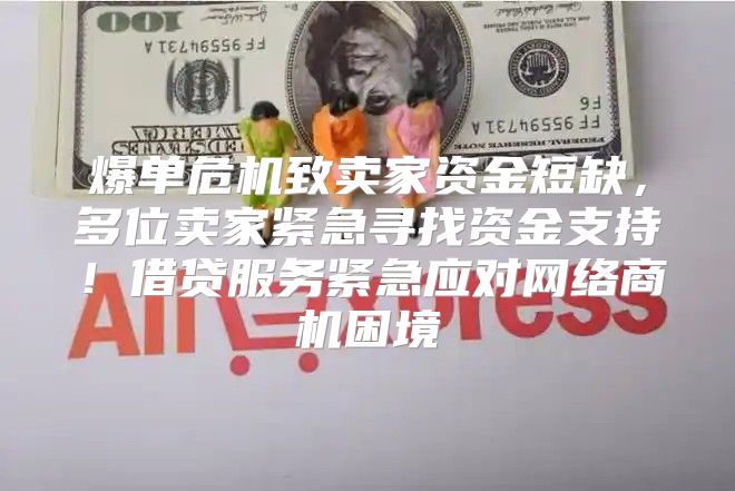 爆单危机致卖家资金短缺，多位卖家紧急寻找资金支持！借贷服务紧急应对网络商机困境