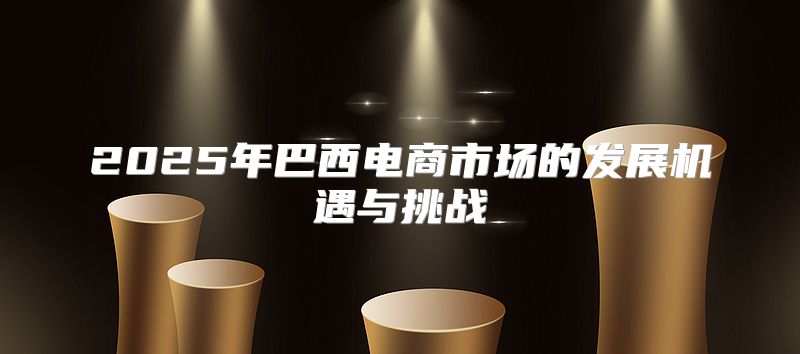 2025年巴西电商市场的发展机遇与挑战
