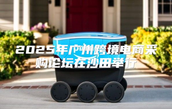 2025年广州跨境电商采购论坛在沙田举行