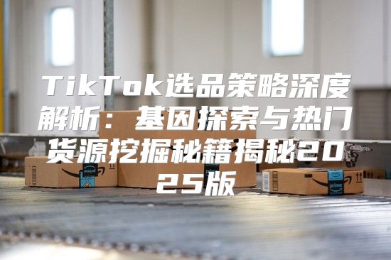 TikTok选品策略深度解析：基因探索与热门货源挖掘秘籍揭秘2025版