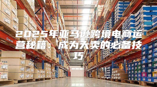 2025年亚马逊跨境电商运营秘籍：成为大卖的必备技巧