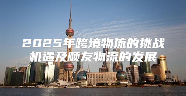2025年跨境物流的挑战机遇及顺友物流的发展