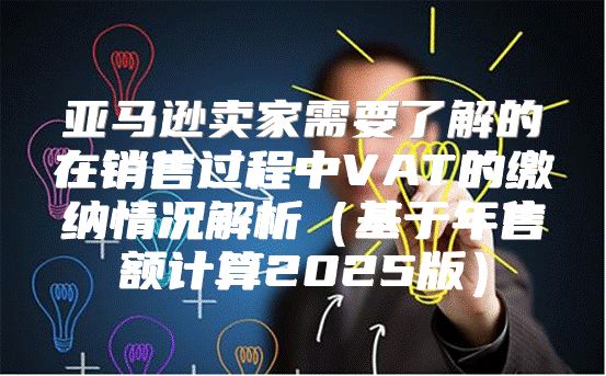 亚马逊卖家需要了解的在销售过程中VAT的缴纳情况解析基于年售额计算2025版