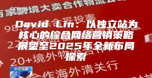 David Lin：以独立站为核心的综合网络营销策略展望至2025年全新布局探索