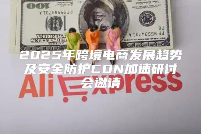 2025年跨境电商发展趋势及安全防护CDN加速研讨会邀请