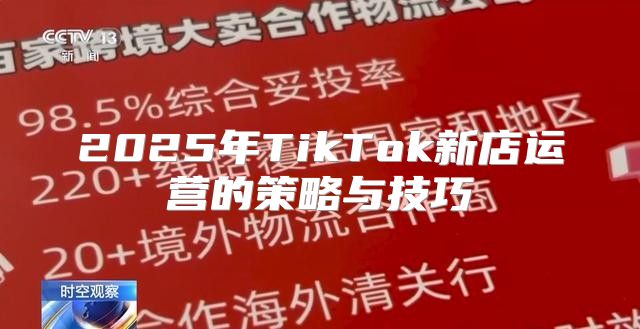 2025年TikTok新店运营的策略与技巧