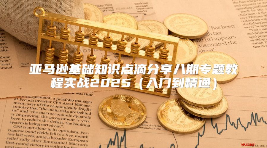 亚马逊基础知识点滴分享八期专题教程实战2025入门到精通