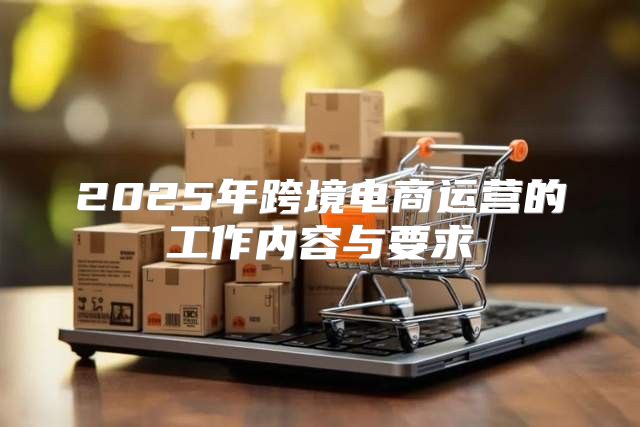 2025年跨境电商运营的工作内容与要求
