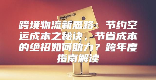 跨境物流新思路：节约空运成本之秘诀，节省成本的绝招如何助力？跨年度指南解读
